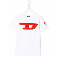 Diesel Kids Camiseta com logo - Branco