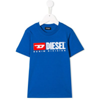 Diesel Kids Camiseta Denim Division - Azul