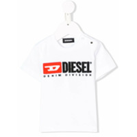 Diesel Kids Camiseta gola careca - Branco