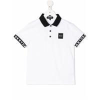 Dkny Kids Camisa polo com logo - Branco