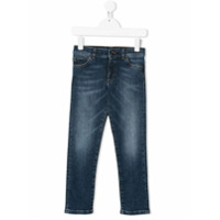 Dolce & Gabbana Kids Calça jeans slim - Azul
