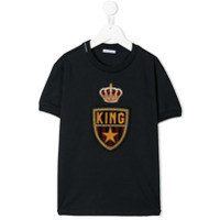 Dolce & Gabbana Kids Camiseta King - Azul