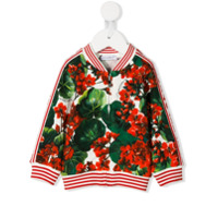 Dolce & Gabbana Kids Suéter floral - Vermelho