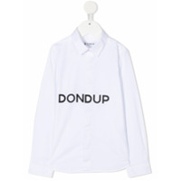 Dondup Kids Camisa com logo - Branco