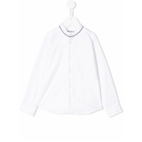 Dondup Kids mandarin collar shirt - Branco