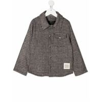 Douuod Kids check-pattern jacket - Marrom