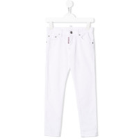 Dsquared2 Kids Calça jeans reta - Branco