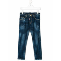Dsquared2 Kids Calça jeans slim - Azul