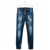 Dsquared2 Kids Calça jeans Twiggy - Azul