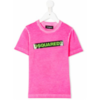 Dsquared2 Kids Camiseta com logo - Rosa