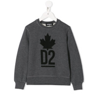 Dsquared2 Kids D2 logo sweater - Cinza