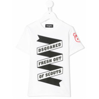 Dsquared2 Kids logo patch T-shirt - Branco