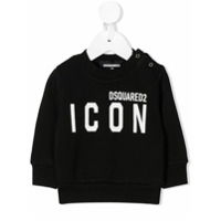 Dsquared2 Kids Moletom Icon - Preto