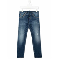 Dsquared2 Kids ripped detailing jeans - Azul