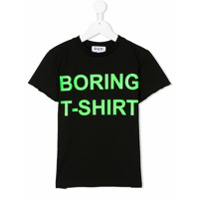 DUOltd Camiseta 'Boring' mangas curtas - Preto