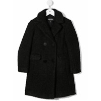 Emporio Armani Kids Casaco reto - Preto