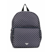 Emporio Armani Kids Mochila com logo - Azul