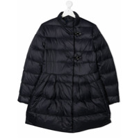 Fay Kids TEEN quilted A-line coat - Azul