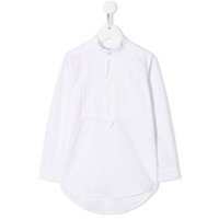 Fendi Kids Camisa com logo - Branco