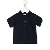Fendi Kids Camisa polo clássica - Azul