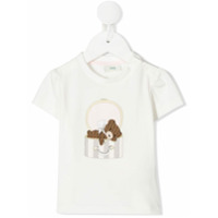 Fendi Kids Camiseta com estampa - Neutro