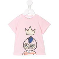 Fendi Kids Camiseta com estampa - Rosa