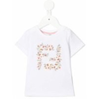 Fendi Kids Camiseta floral - Branco
