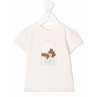 Fendi Kids FF bear T-shirt - Rosa