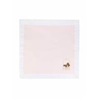 Fendi Kids teddy bear print blanket - Rosa