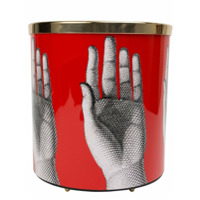 Fornasetti Lata de lixo - Vermelho