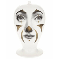 Fornasetti Vaso com estampa Mime - Branco