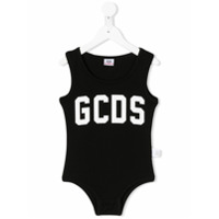 Gcds Kids Body com estampa de logo - Preto