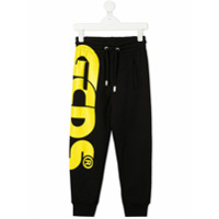 Gcds Kids Calça esportiva com logo - Preto