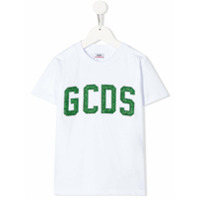 Gcds Kids Camiseta Athletic - Branco