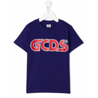 Gcds Kids Camiseta com estampa de logo - Roxo
