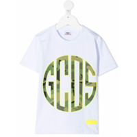 Gcds Kids Camiseta com logo - Branco