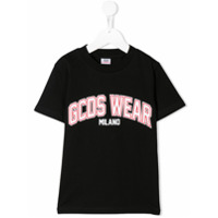 Gcds Kids Camiseta com logo - Preto