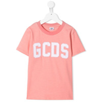Gcds Kids Camiseta com logo - Rosa