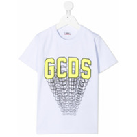 Gcds Kids logo-print T-shirt - Branco