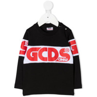 Gcds Kids logo-print T-shirt - Preto