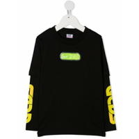 Gcds Kids Moletom com logo - Preto