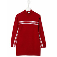 Gcds Kids roll neck sweater dress - Vermelho