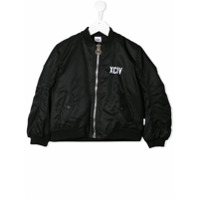 Gcds Kids XCIV bomber jacket - Preto