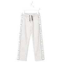 Givenchy Kids branded track trousers - Cinza
