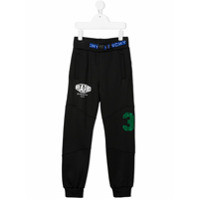 Givenchy Kids Calça esportiva com logo - Preto