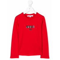 Givenchy Kids Camiseta com logo - Vermelho