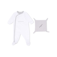 Givenchy Kids Macacão com logo - Branco