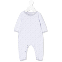 Givenchy Kids Macacão monogramado - Azul