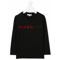 Givenchy Kids Moletom com logo - Preto