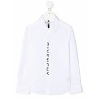 Givenchy Kids vertical logo shirt - Branco